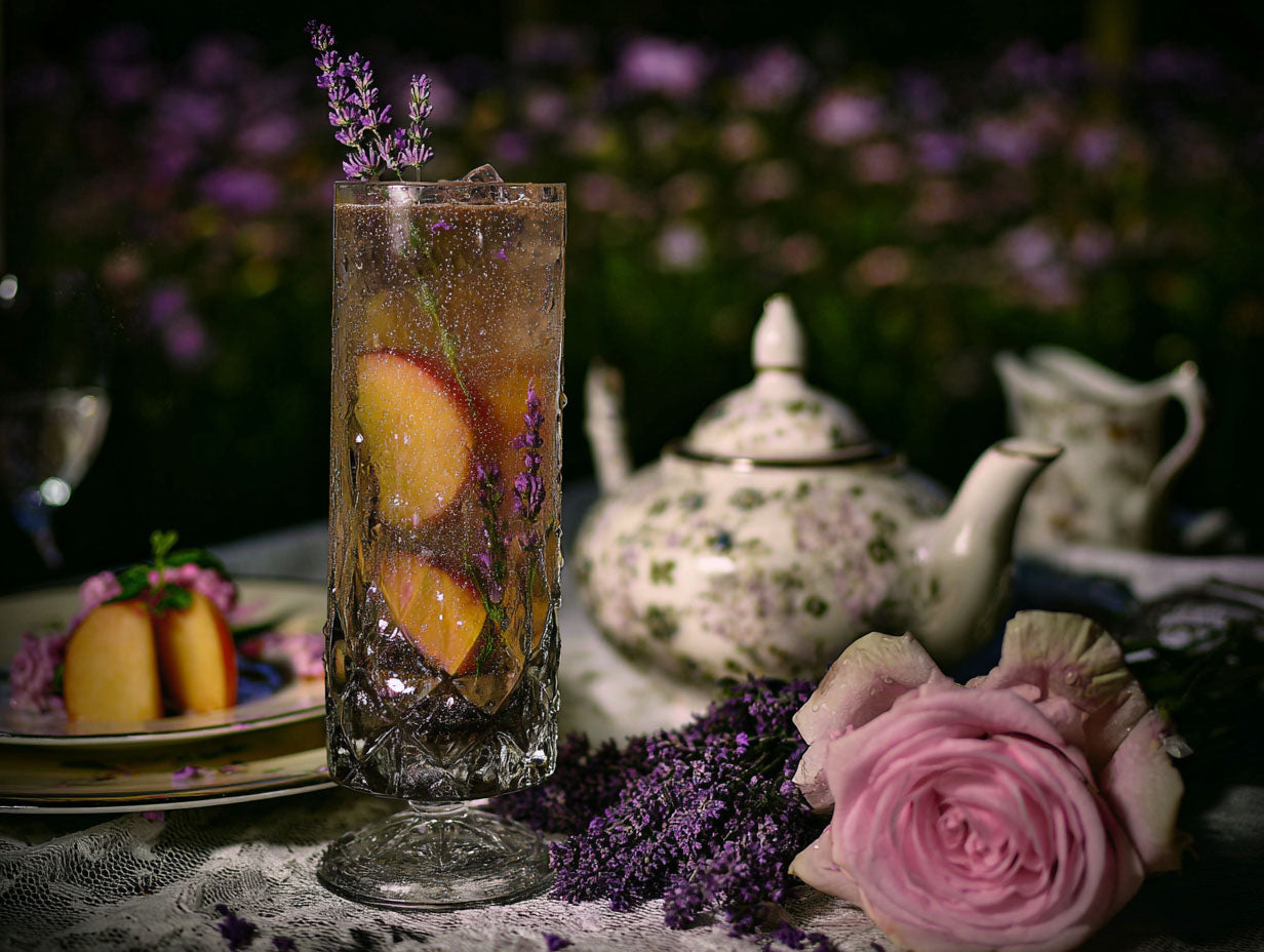 Peach Blush Iced Tea: A Summer’s Crystal Companion