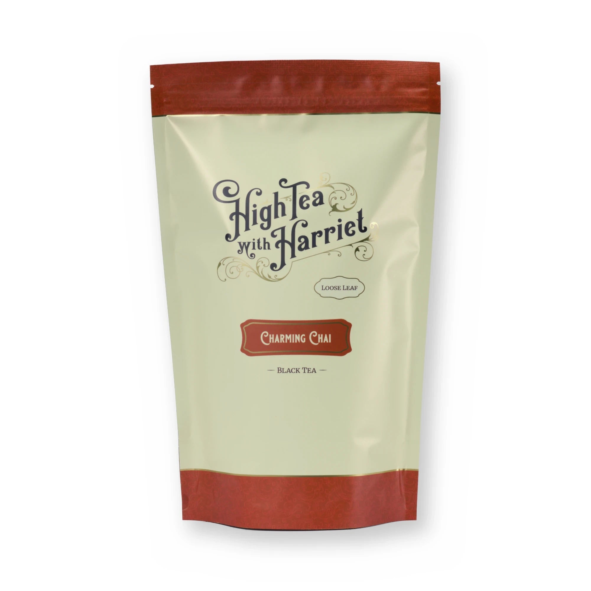 Charming Chai spiced & floral chai, pouch, front