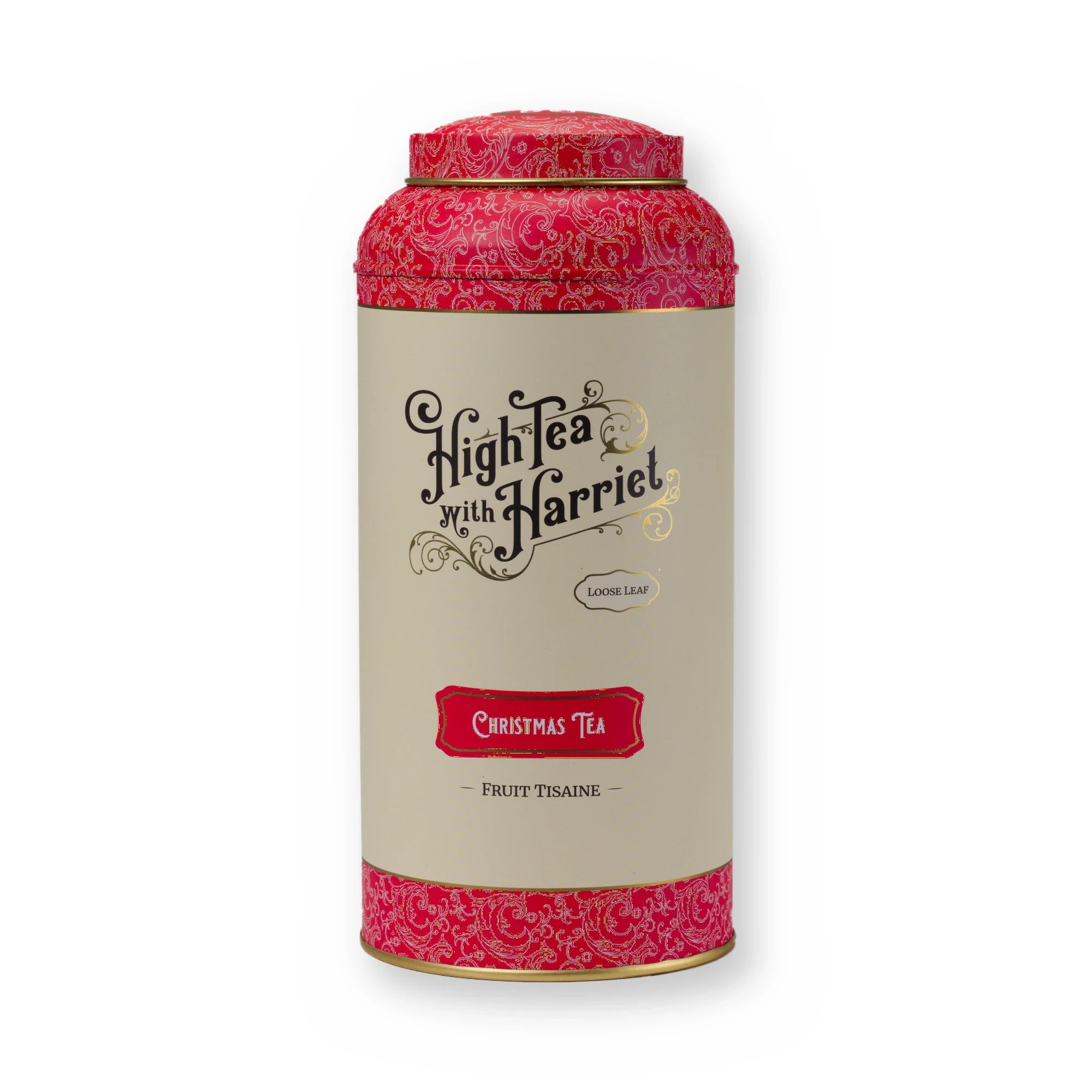 Christmas Tea fruity & festive fruit tisane, large tin, front