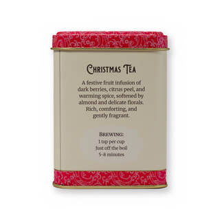 Christmas Tea fruity & festive fruit tisane, small tin, back