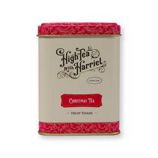 Christmas Tea fruity & festive fruit tisane, small tin, front