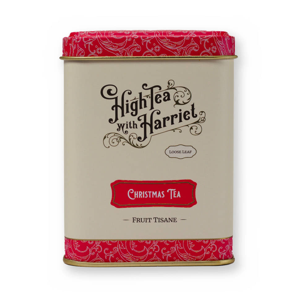Christmas Tea fruity & festive fruit tisane, small tin, front