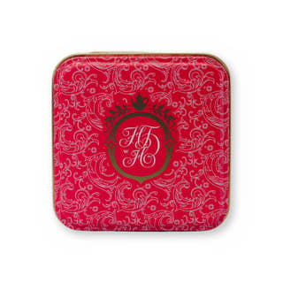 Christmas Tea fruity & festive fruit tisane, small tin, lid from above