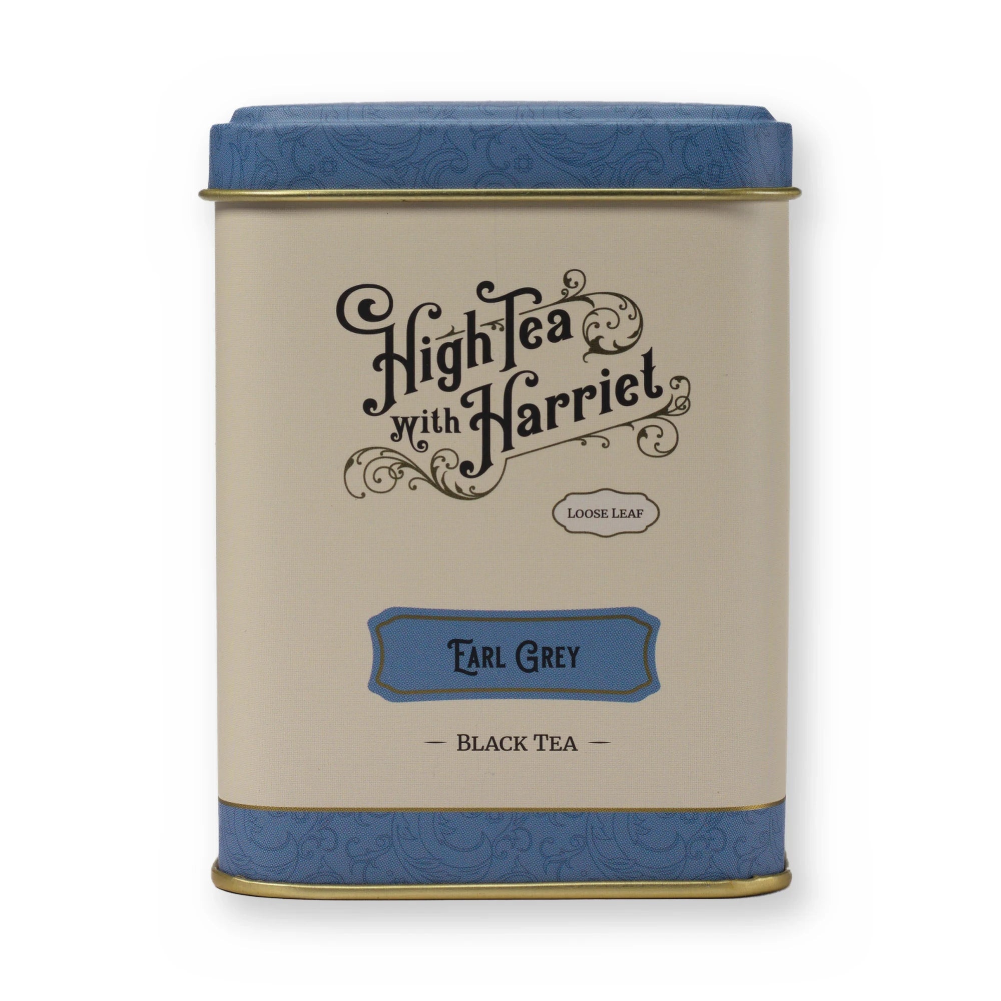 Earl Grey bright & citrusy black tea, small tin, front