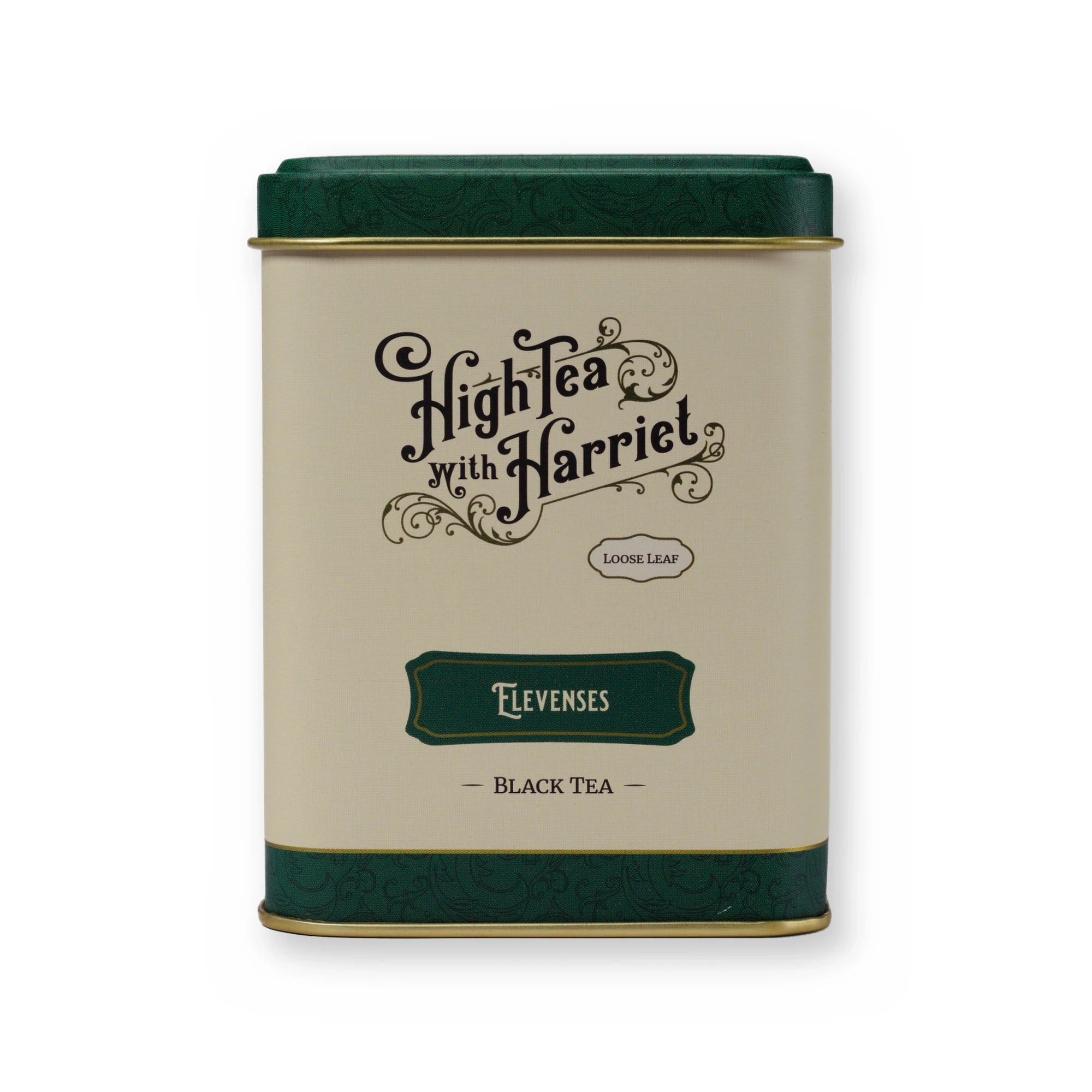 Elevenses bold & velvety black tea, small tin, front