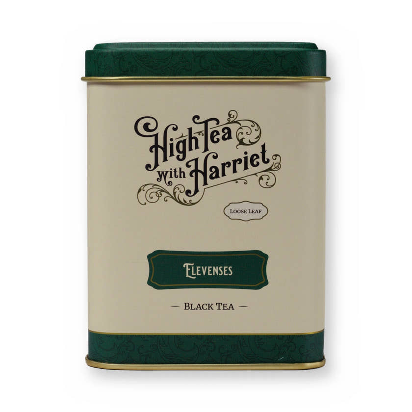 Elevenses bold & velvety black tea, small tin, front