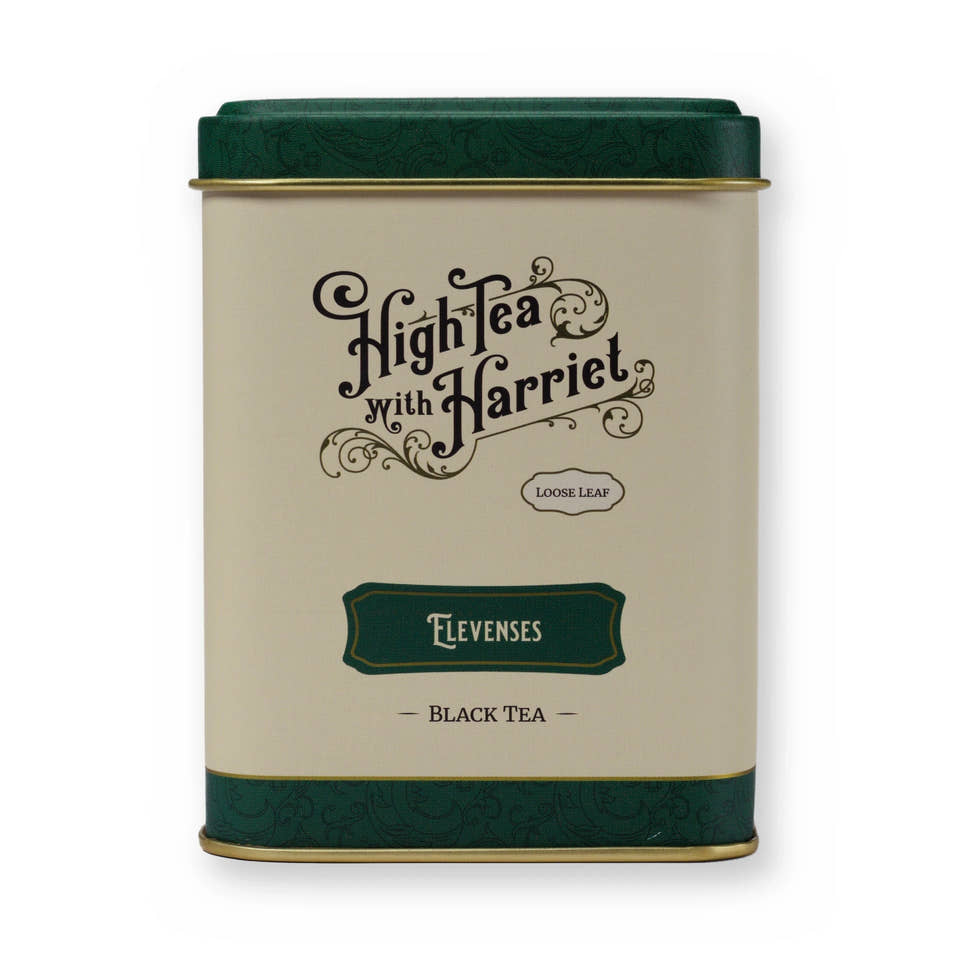 Elevenses bold & velvety black tea, small tin, front
