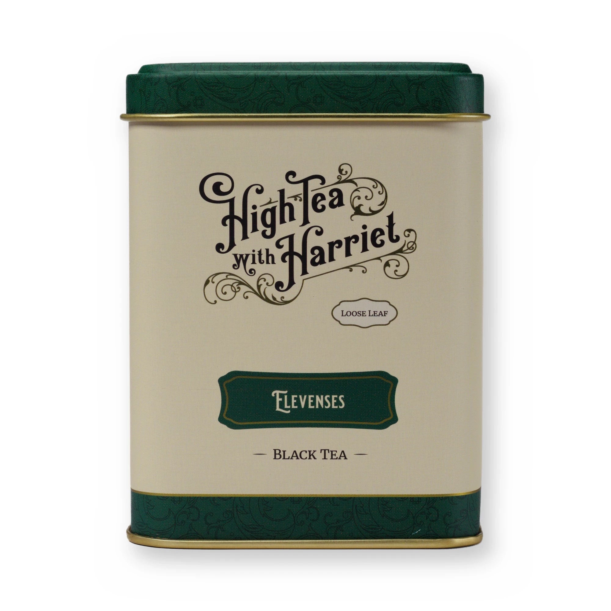 Elevenses bold & velvety black tea, small tin, front