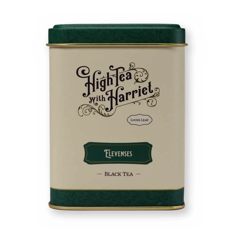 Elevenses bold & velvety black tea, small tin, front