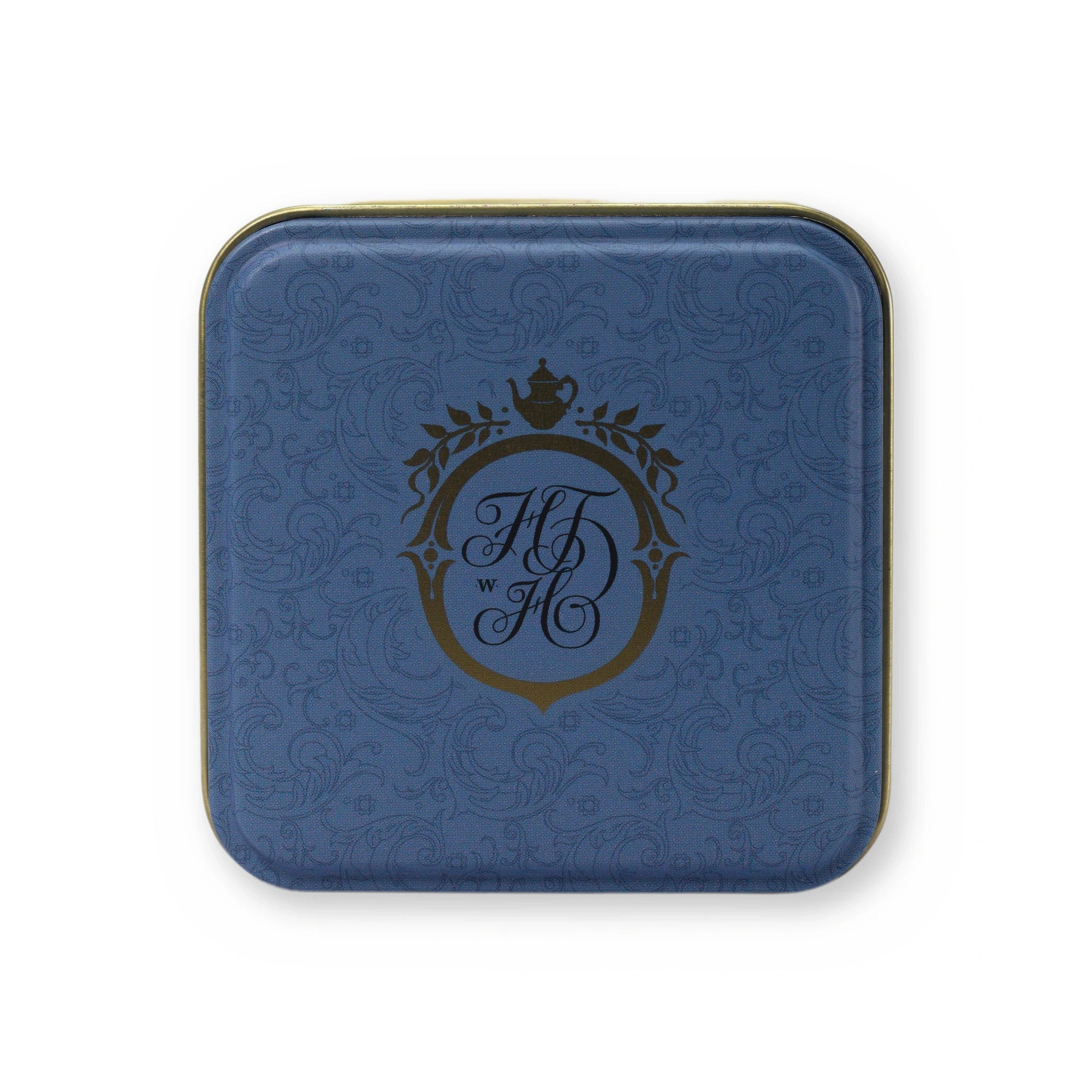 Empty Earl Grey tin, small tin, lid