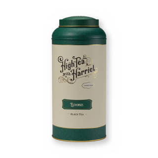Empty Elevenses tin, large tin, front
