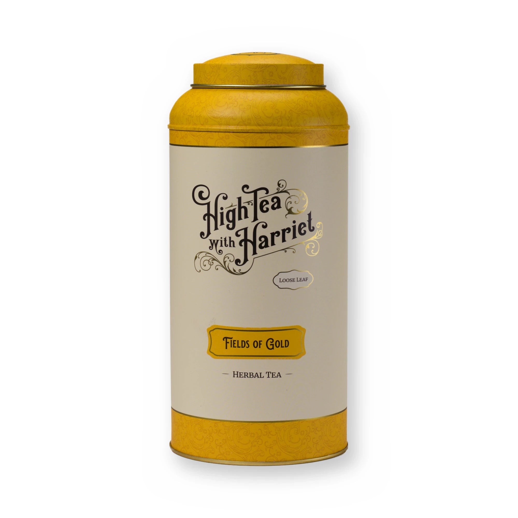 Empty Fields of Gold tin, large tin, front