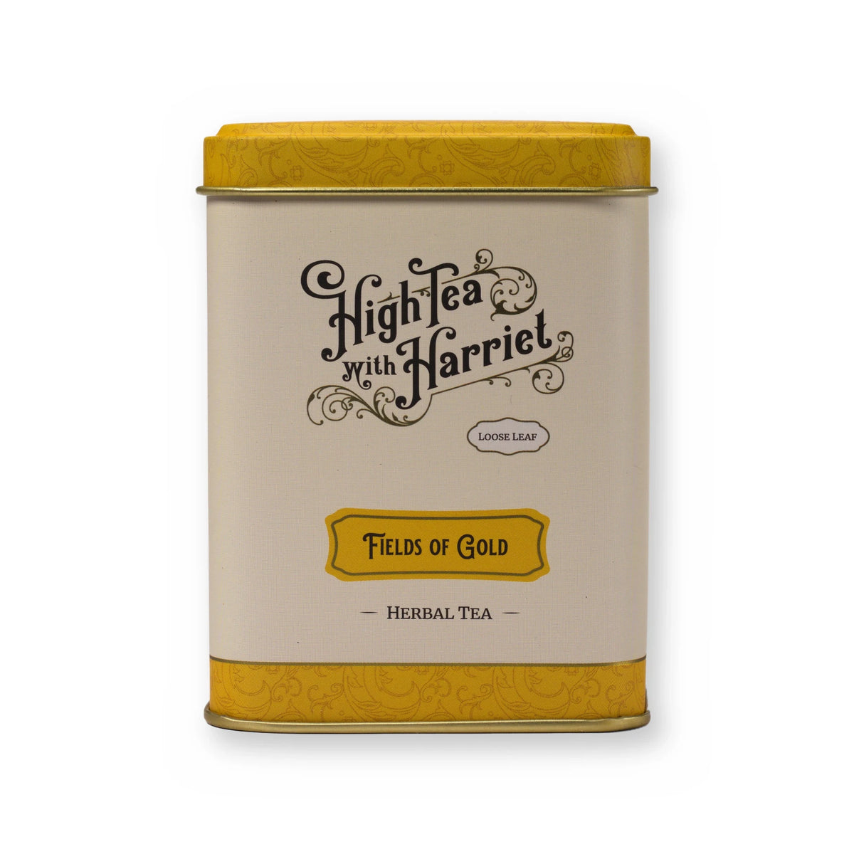 Empty Fields of Gold tin, small tin, front