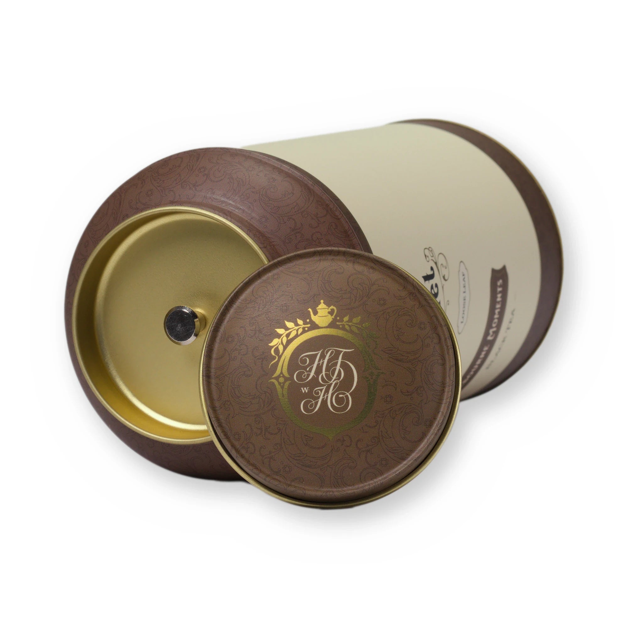 Empty Melbourne Moments tin, large tin, lid