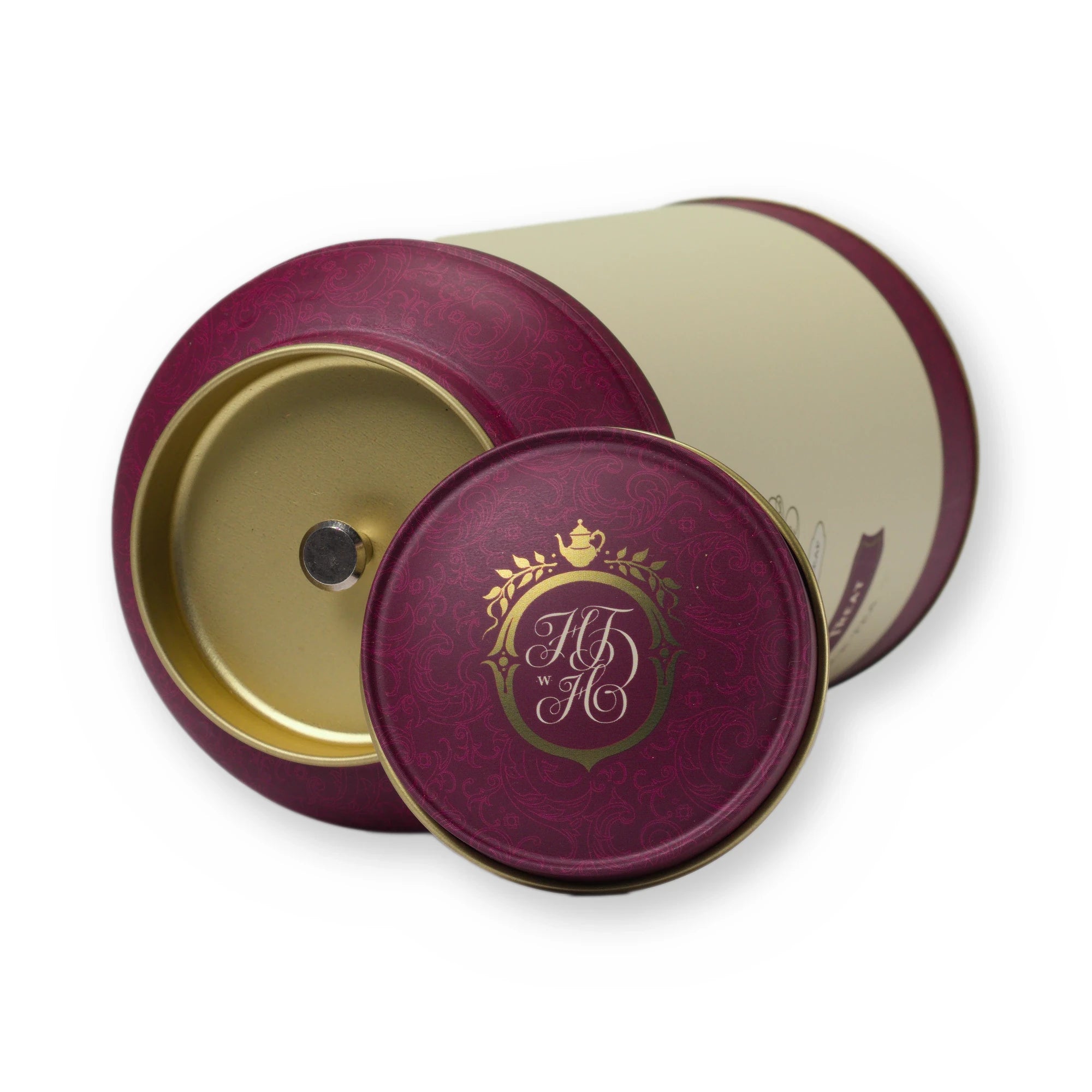 Empty Midnight Treat tin, large tin, lid
