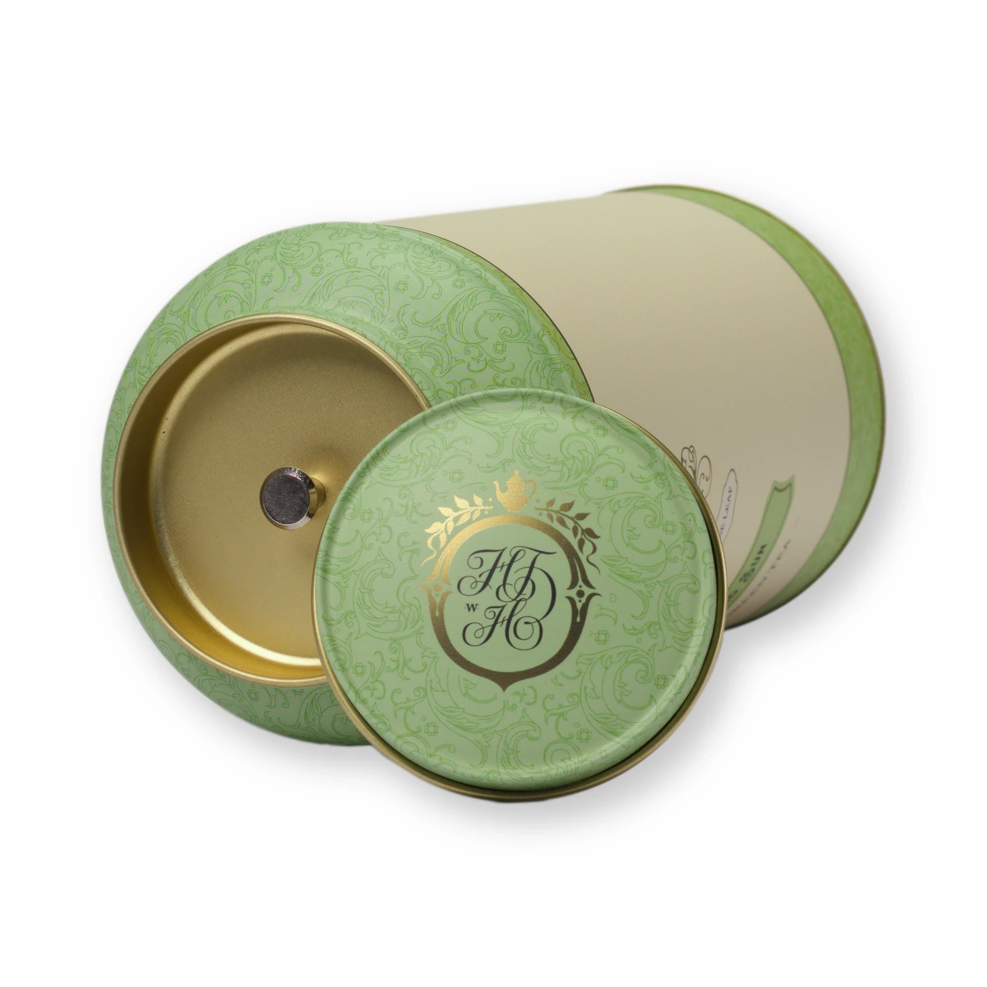 Empty Rising Sun tin, large tin, lid