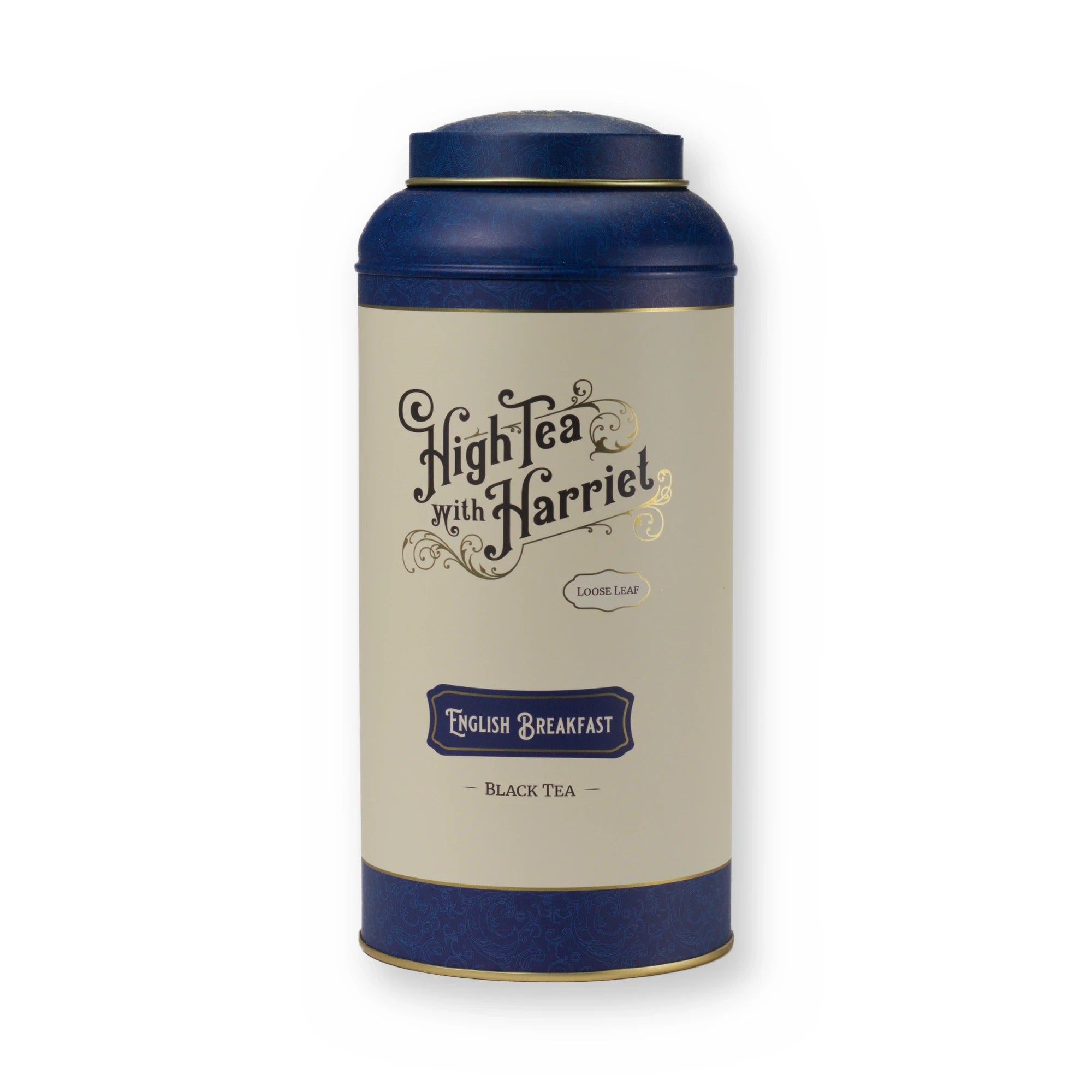 English Breakfast malty & smooth black tea, large tin, front
