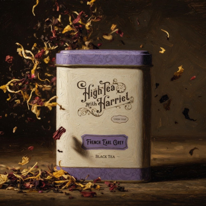 French Earl Grey Small Tin - Dutch oil mood painting