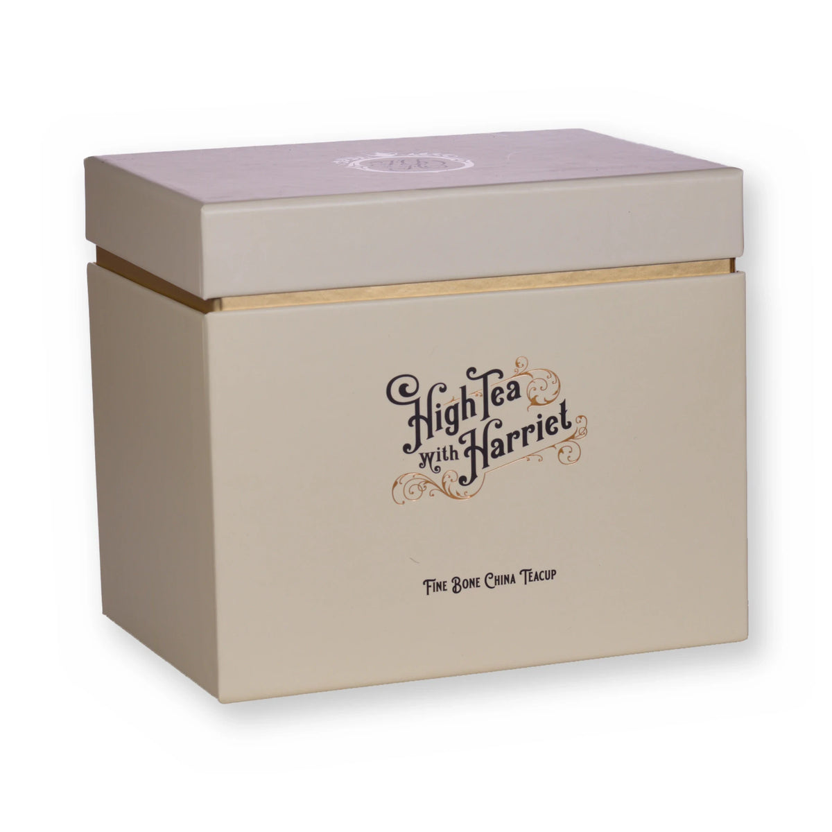 Fine bone china teacup gift box, High Tea with Harriet