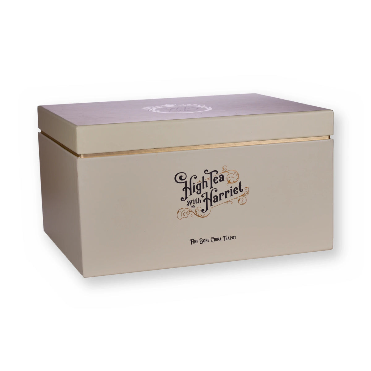 Fine bone china teapot gift box, High Tea with Harriet