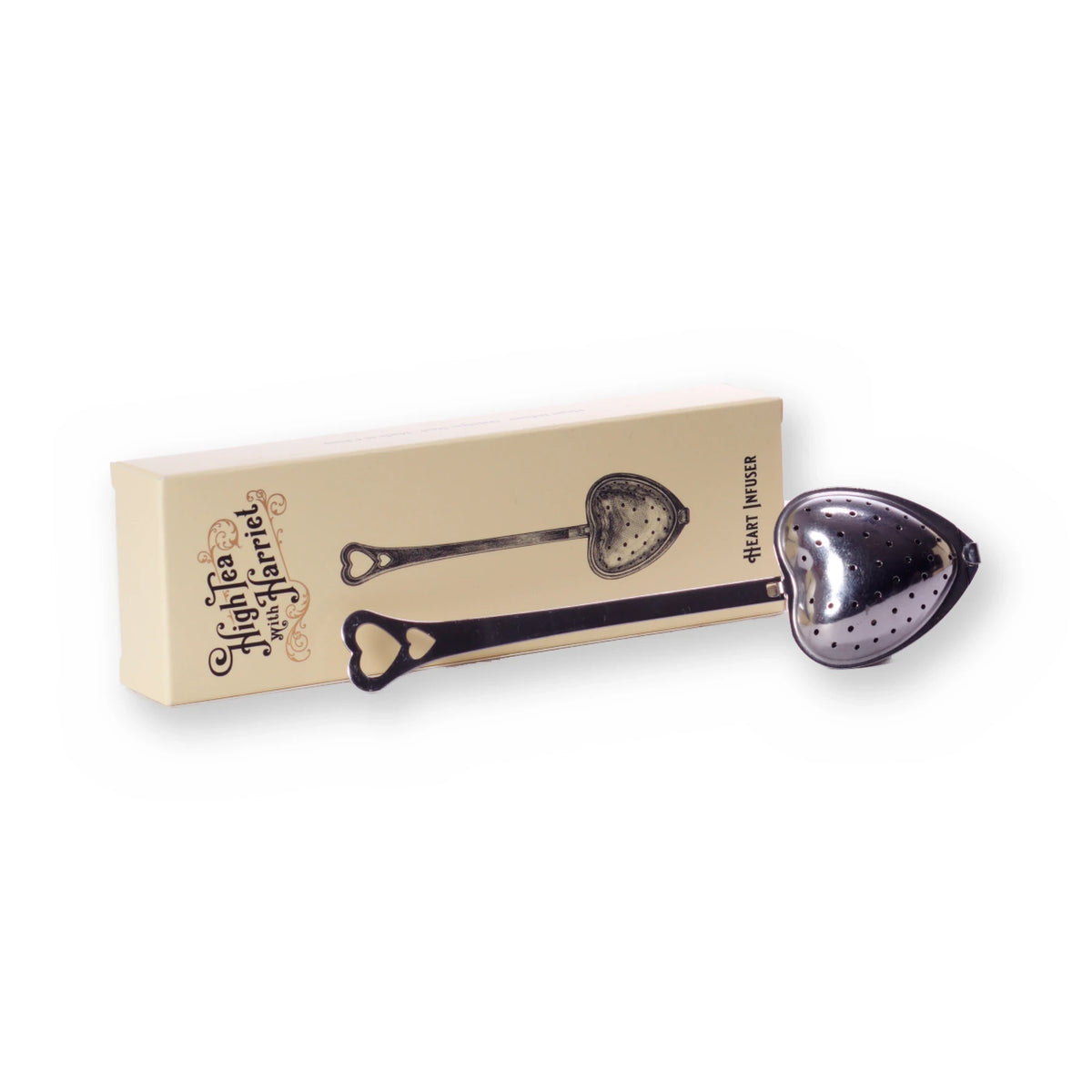 Heart Infuser in its High Tea with Harriet gift box