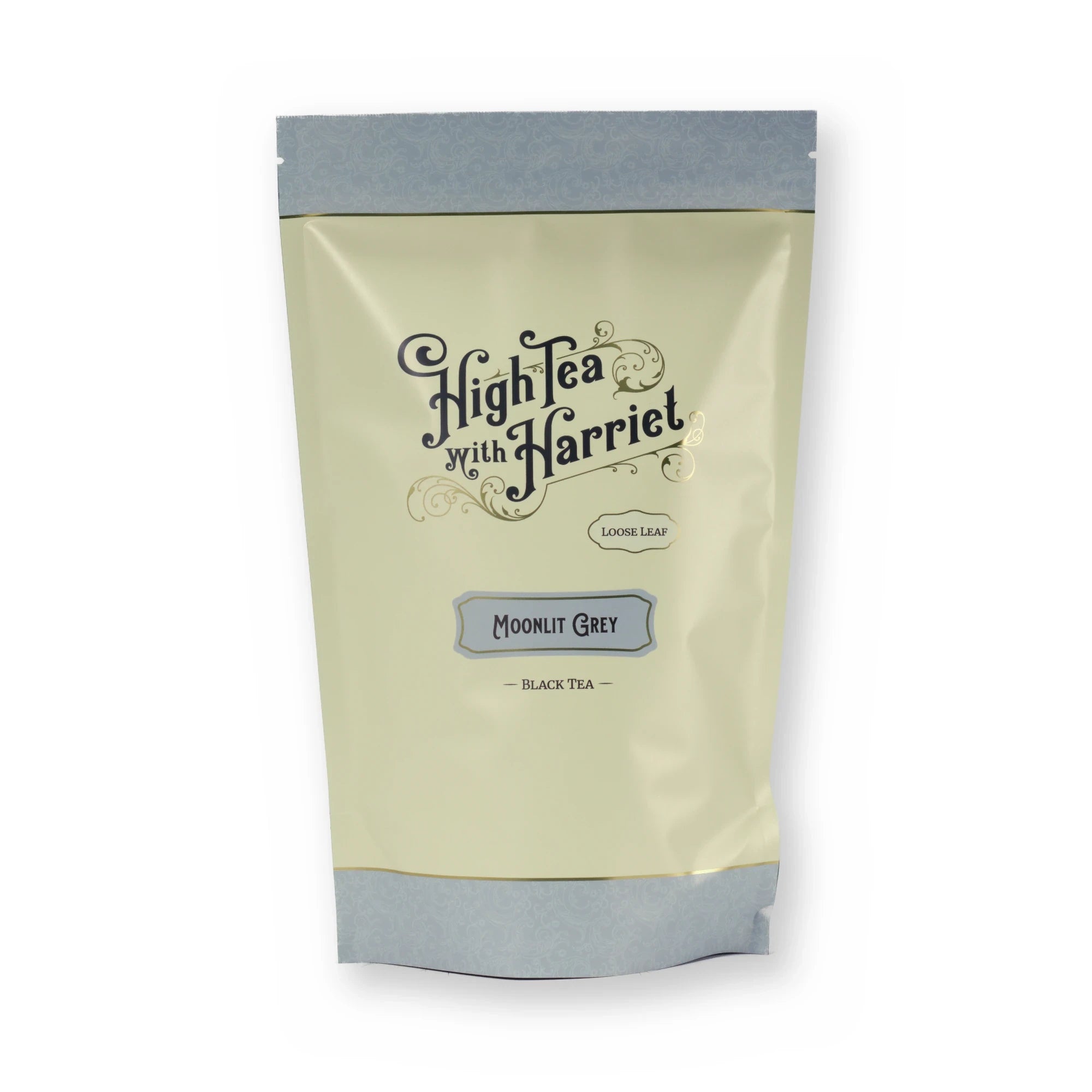 Moonlit Grey earl grey cream black tea, pouch, front
