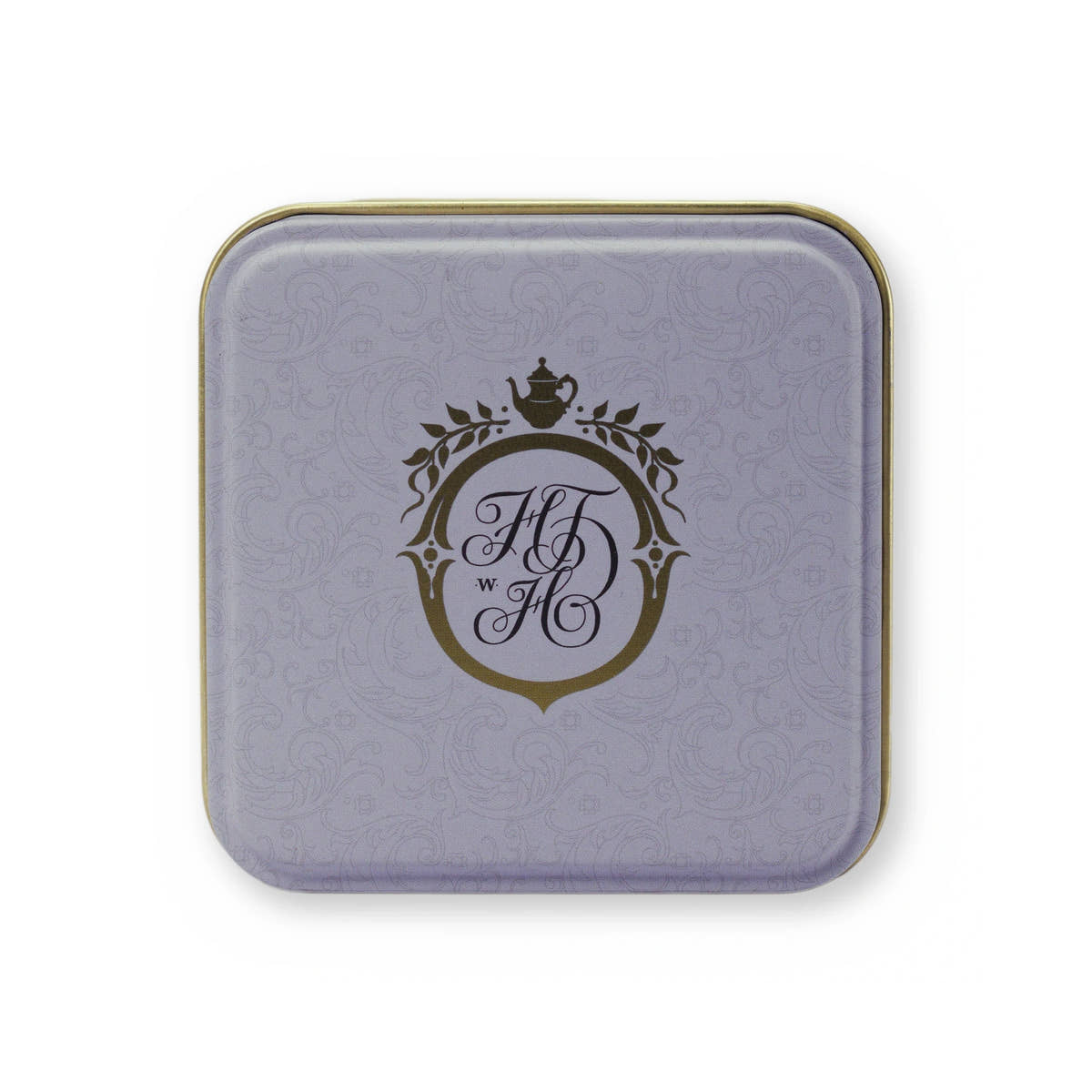 Moonlit Grey earl grey cream black tea, small tin, lid from above