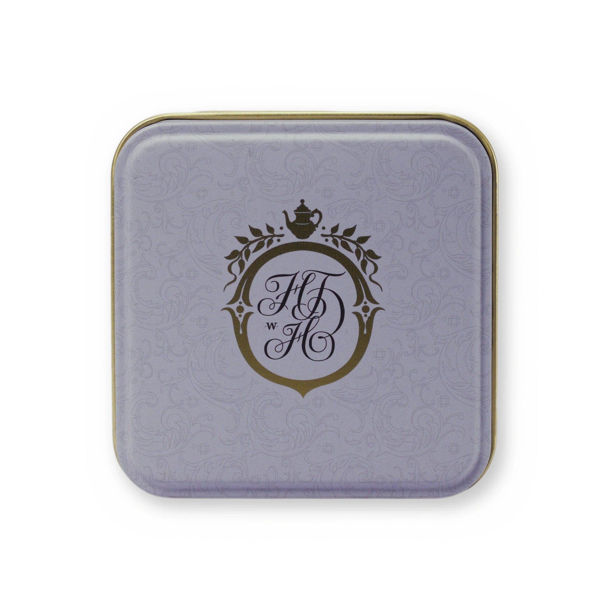 Moonlit Grey earl grey cream black tea, small tin, lid from above