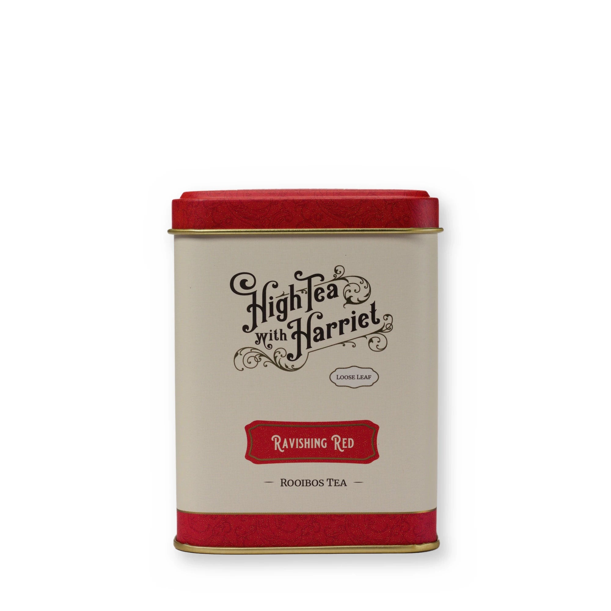 Ravishing Red orange & vanilla rooibos small tin