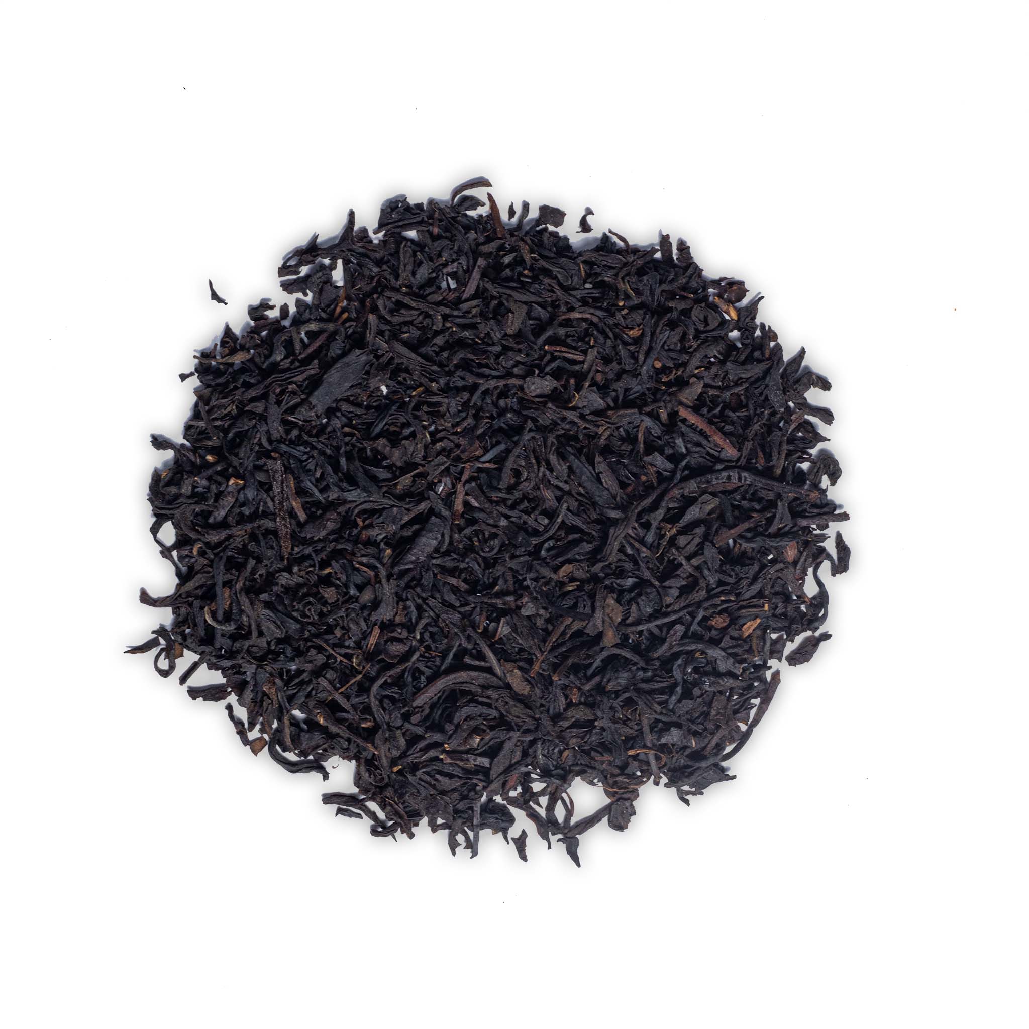 Loose leaf Wedding Tea by High Tea with Harriet featuring premium black tea leaves with delicate Earl Grey Cream aroma on white background