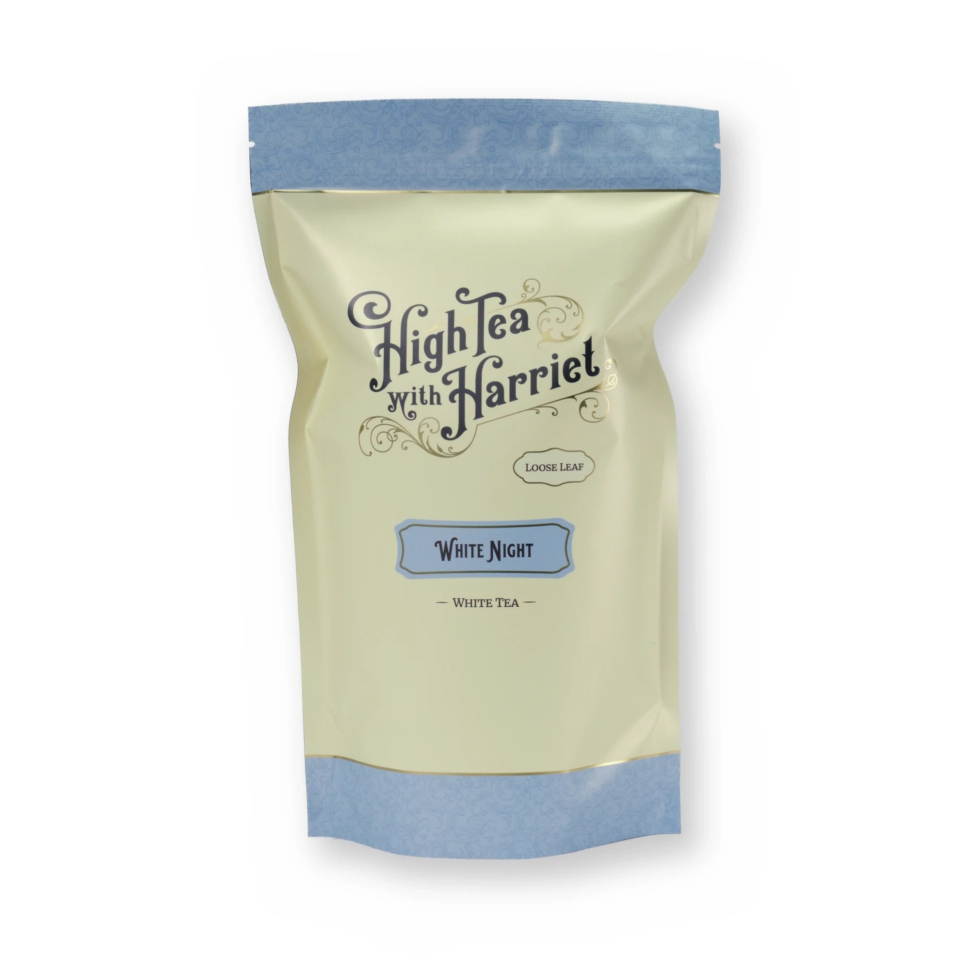 White Night mirabelle fruit white tea, pouch, front
