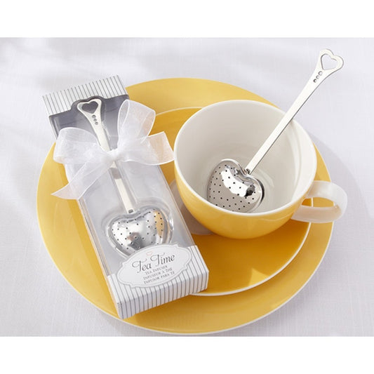 'Tea Time' heart shaped tea infuser