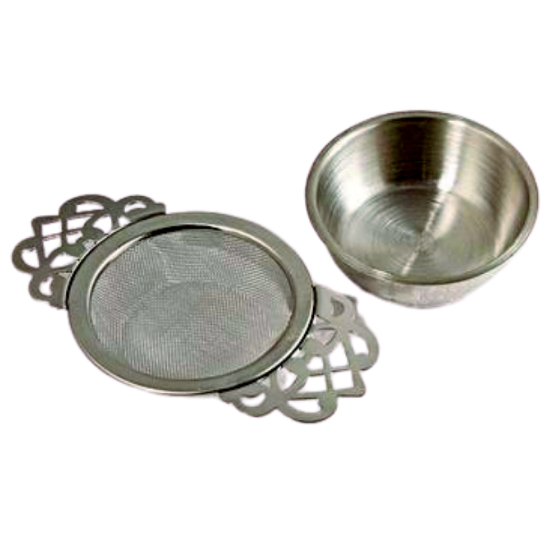 The Vintage Tea Strainer & Bowl